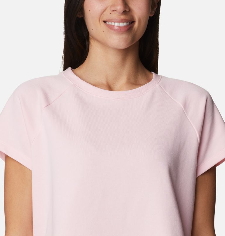 Thumbnail: Women's PFG Slack Water French Terry Shirt, Color: Satin Pink, image 4