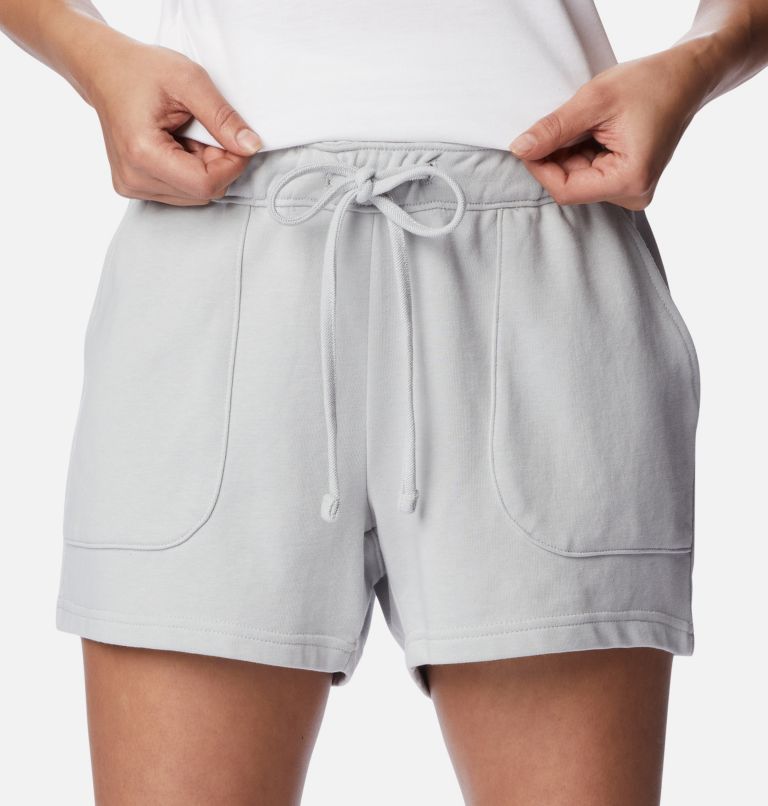 Womens white best sale french terry shorts