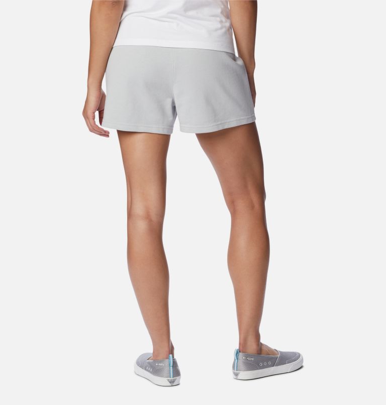 Thumbnail: Women's PFG Slack Water French Terry Shorts, Color: Cool Grey, image 2