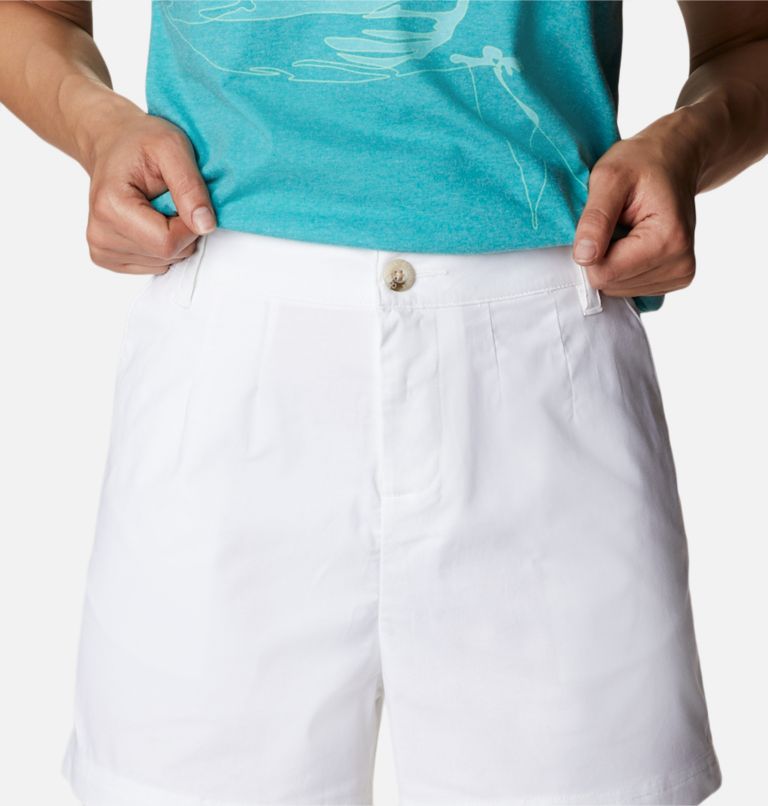 Women's PFG Sun Drifter Chino Shorts, Color: White, image 4