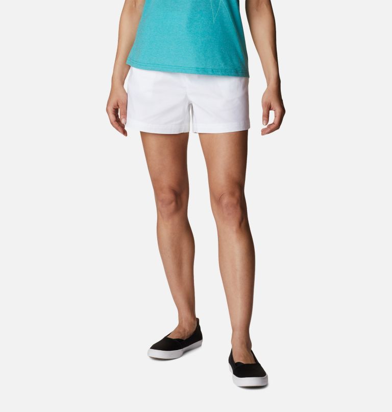 Women's PFG Sun Drifter Chino Shorts, Color: White, image 1