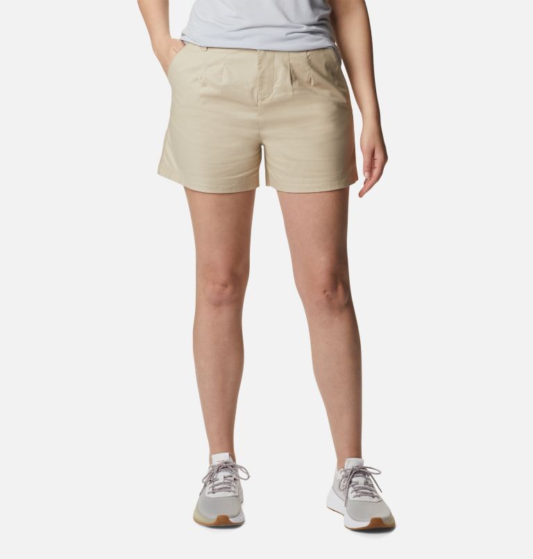Women's PFG Sun Drifter Chino Shorts, Color: Ancient Fossil, image 1