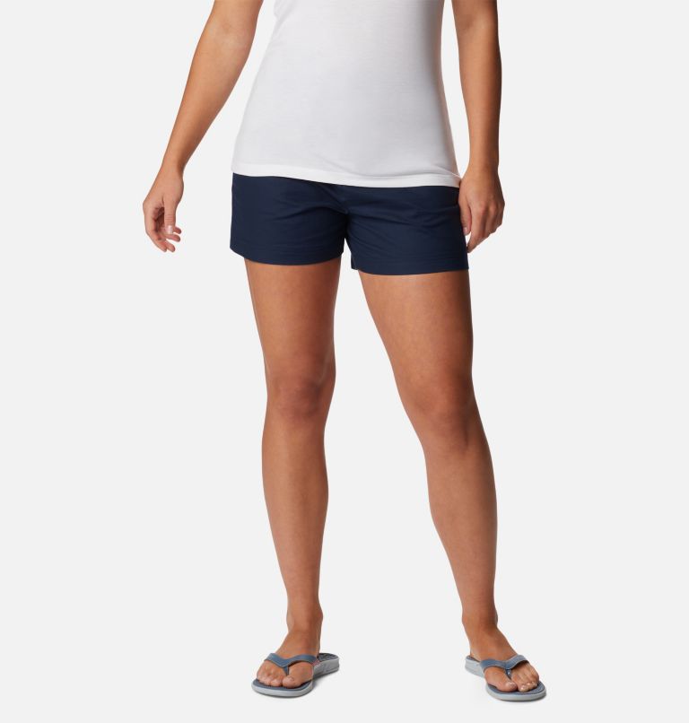Thumbnail: Women's PFG Sun Drifter Chino Shorts, Color: Collegiate Navy, image 1
