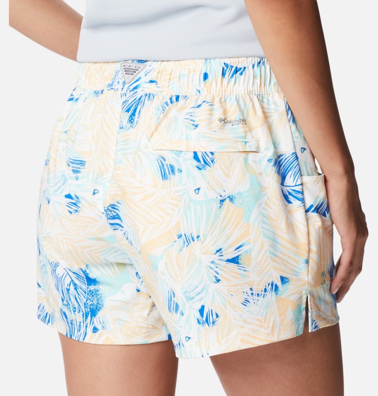 Women's PFG Super Slack Water Stretch Water Shorts, Color: Blue Macaw Tropic Blend, image 5