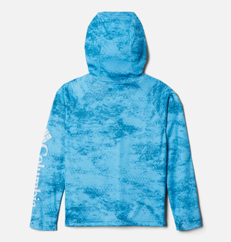 Boys' PFG Super Terminal Tackle Hoodie, Color: Riptide PFG Camo, image 2