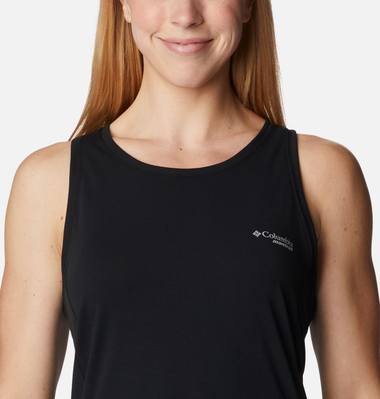 Women's Endless Trail Running Tank, Color: Black, image 4