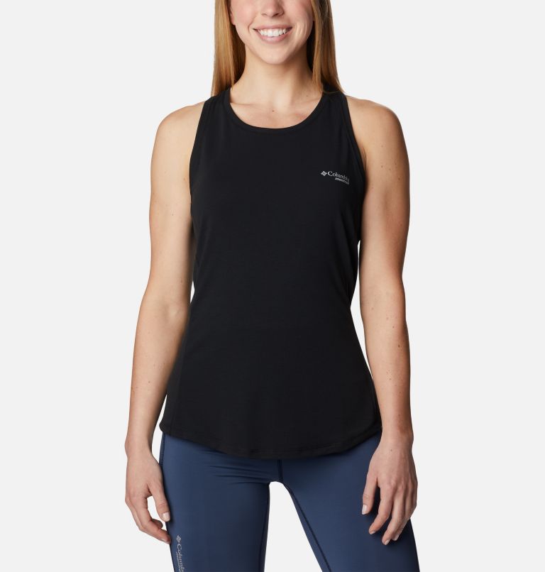 Women's Endless Trail Running Tank, Color: Black, image 1