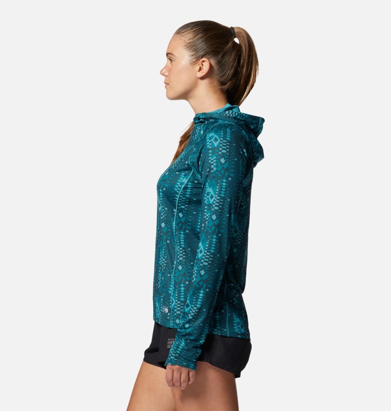 Women's Crater Lake Active Hoody, Color: Palisades Geos Print, image 3