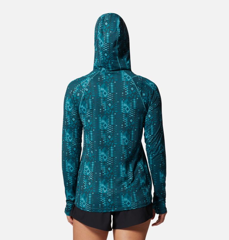 Women's Crater Lake Active Hoody, Color: Palisades Geos Print, image 2