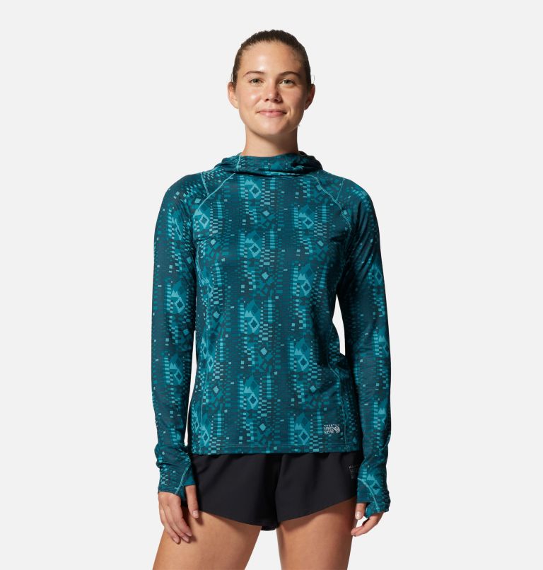Women's Crater Lake Active Hoody, Color: Palisades Geos Print, image 1