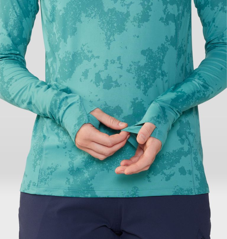 Women's Crater Lake  Active Hoody, Color: Palisades Scatter Dye Print, image 5