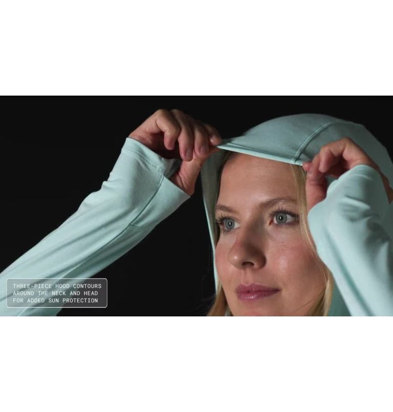 Women's Crater Lake Active Hoody, Color: Pale Ice