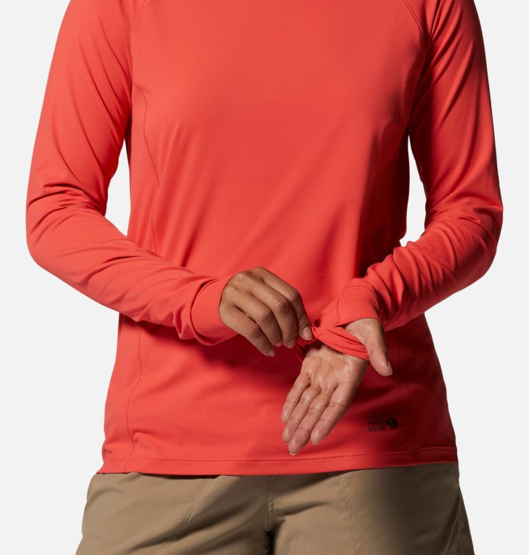 Women's Crater Lake Active Hoody, Color: Solar Pink, image 5