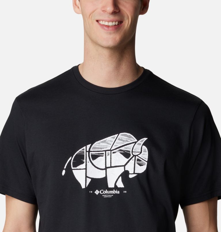 Men's Rockaway River Outdoor T-Shirt, Color: Black, Range Roamer, image 4