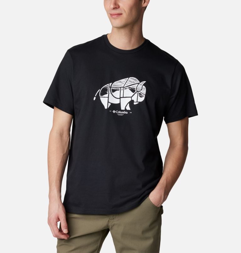 Men's Rockaway River Outdoor T-Shirt, Color: Black, Range Roamer, image 5