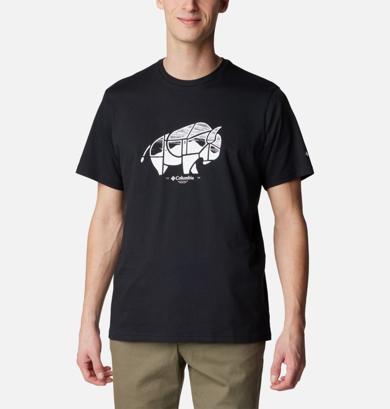 Men's Rockaway River Outdoor T-Shirt, Color: Black, Range Roamer, image 1
