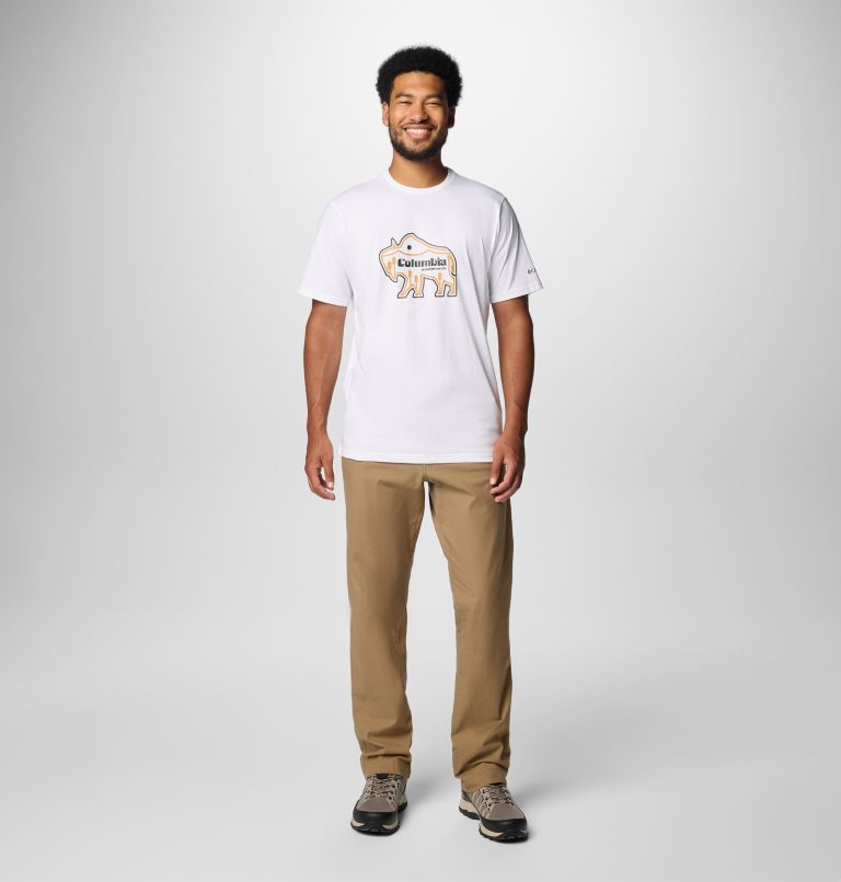 Men's Rockaway River Outdoor T-Shirt, Color: White, Range Roamer, image 3