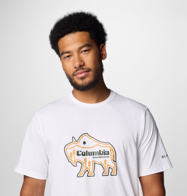 Men's Rockaway River Outdoor T-Shirt, Color: White, Range Roamer, image 5