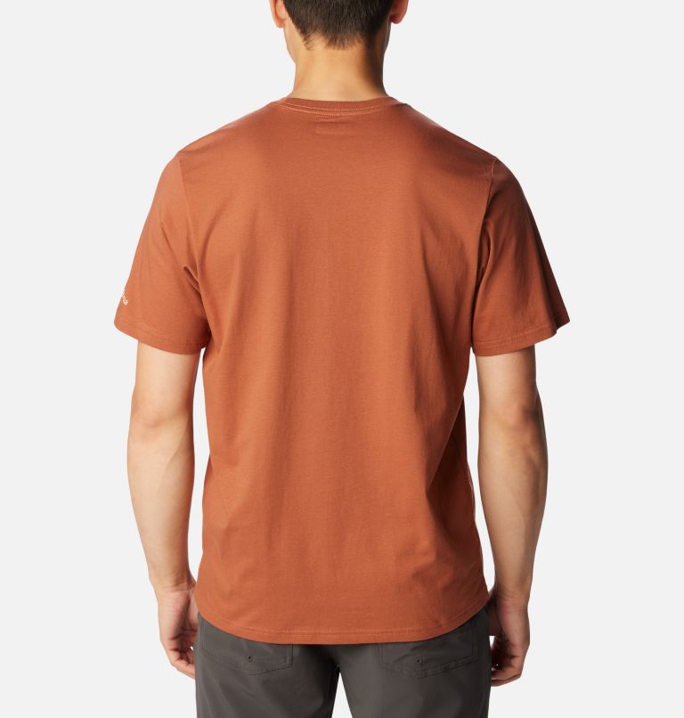 Thumbnail: Men's Rockaway River Outdoor T-Shirt, Color: Auburn, Bearly Stroll, image 2
