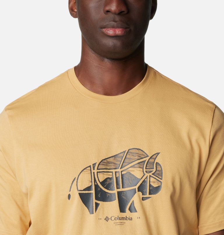 T-shirt Outdoor Rockaway River Homme, Color: Light Camel, Range Roamer, image 4