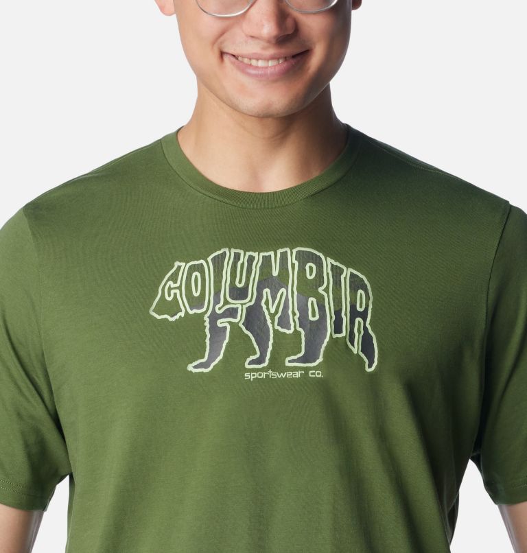 T-shirt à manches courtes Rockaway River Outdoor Homme, Color: Canteen, Bearly Stroll, image 4