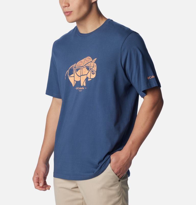 Men's Rockaway River Outdoor T-Shirt, Color: Dark Mountain, Range Roamer, image 5