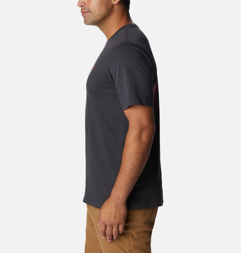 Men's Rockaway River Country T-Shirt - Tall, Color: Shark, Canada Lakescape Graphic, image 3