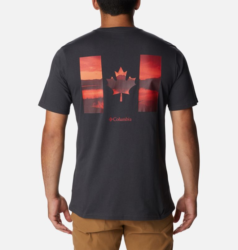 Men's Rockaway River Country T-Shirt - Tall, Color: Shark, Canada Lakescape Graphic, image 1