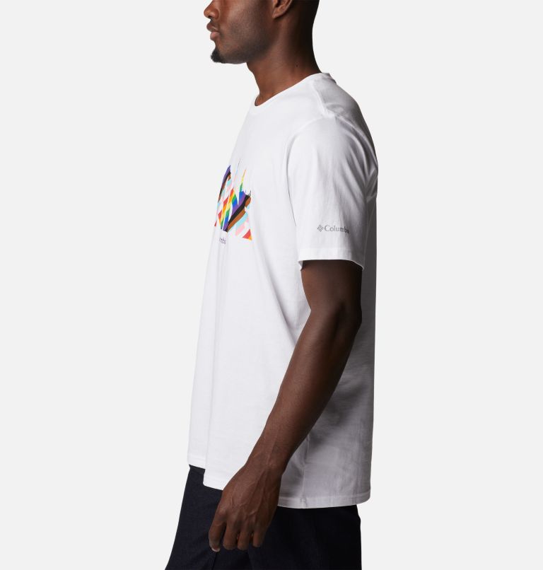 Thumbnail: T-shirt Wild Places Homme, Color: White, Outdoorsy Pride, image 3