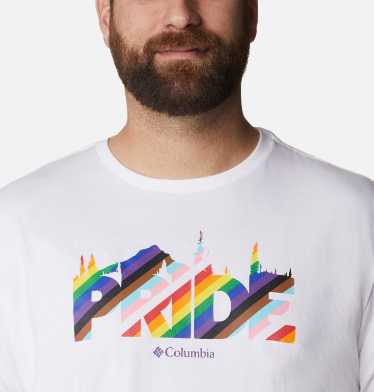 M Wild Places SS Tee | 100 | 5X, Color: White, Outdoorsy Pride, image 4