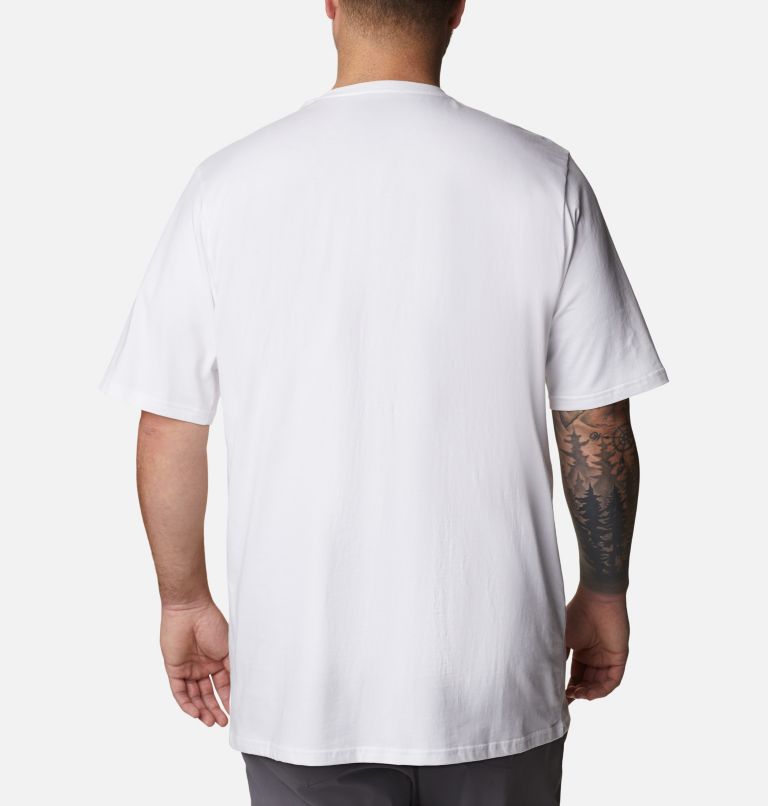 Thumbnail: M Wild Places SS Tee | 100 | 5X, Color: White, Outdoorsy Pride, image 2
