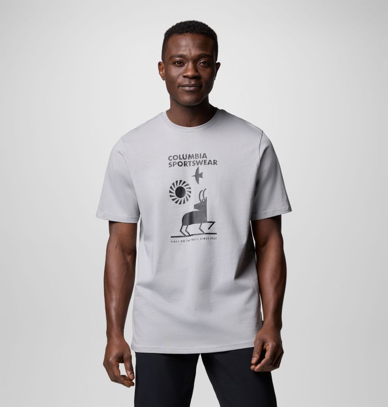 T-shirt Explorers Canyon Homme, Color: Columbia Grey, Naturally Outdoor, image 1