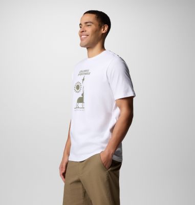 Men's Explorers Canyon T-Shirt, Color: White, Naturally Outdoor, image 11