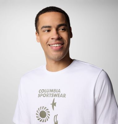 Men's Explorers Canyon T-Shirt, Color: White, Naturally Outdoor, image 12