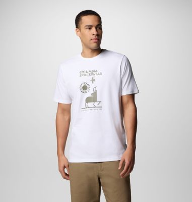 Men's Explorers Canyon T-Shirt, Color: White, Naturally Outdoor, image 9