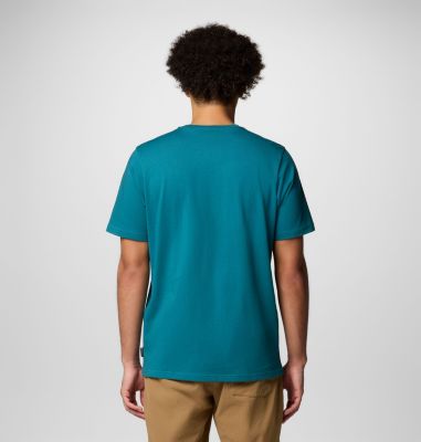 Men's Explorers Canyon T-Shirt, Color: River Blue, Naturally Outdoor, image 6
