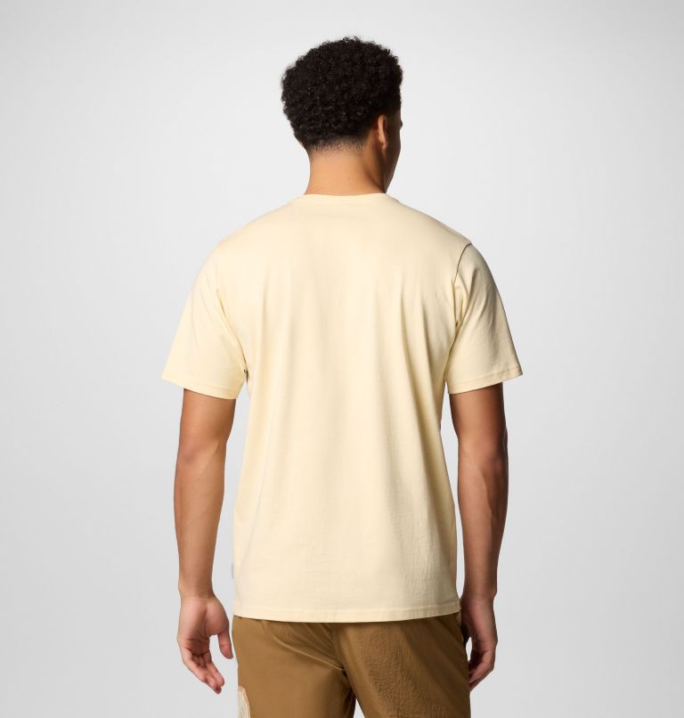 Men's Explorers Canyon T-Shirt, Color: Lemon Wash, Wildly Free, image 2