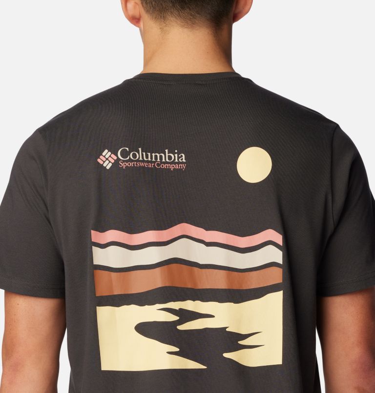 Thumbnail: Men's Explorers Canyon Back T-Shirt, Color: Shark, Heritage Hills, image 5