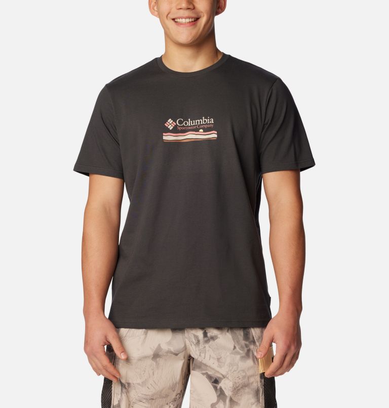 Men's Explorers Canyon Back Graphic T-Shirt, Color: Shark, Heritage Hills, image 2