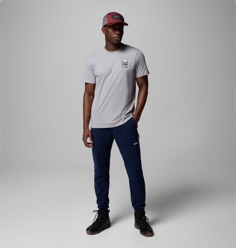 Explorers Canyon Back SS Tee, Color: Columbia Grey, Get Hiked, image 2