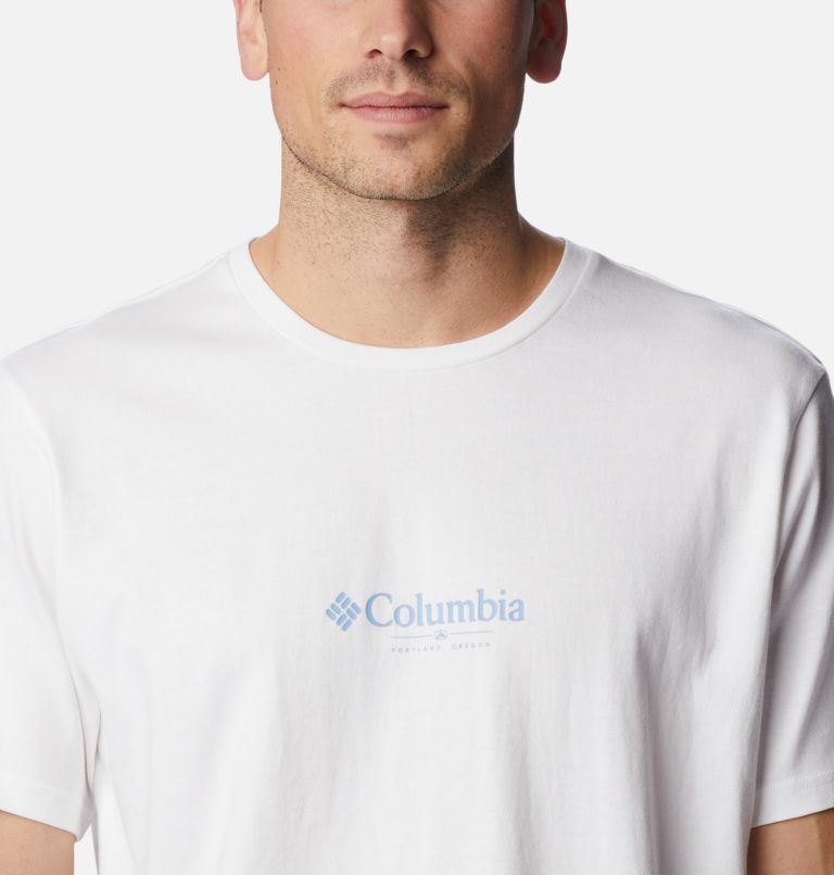 Men's Explorers Canyon Back  Graphic T-Shirt, Color: White, Rhodies PDX Graphic, image 4