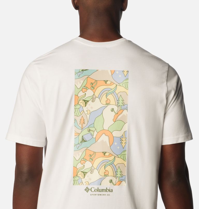 Men's Explorers Canyon Back T-Shirt, Color: White, Epicamp Graphic, image 5