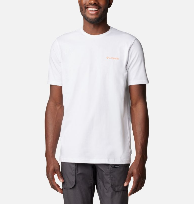 Camiseta con estampado en la espalda Explorers Canyon para hombre, Color: White, Bearly Tribe, image 2