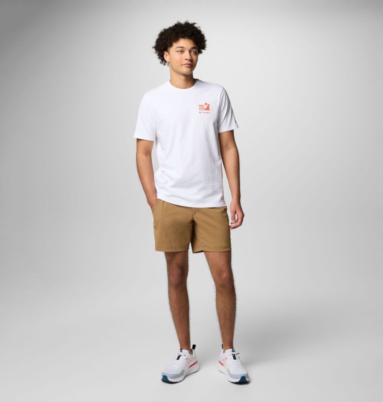 Men's Explorers Canyon Back Graphic T-Shirt, Color: White, Explore Outdoors, image 2