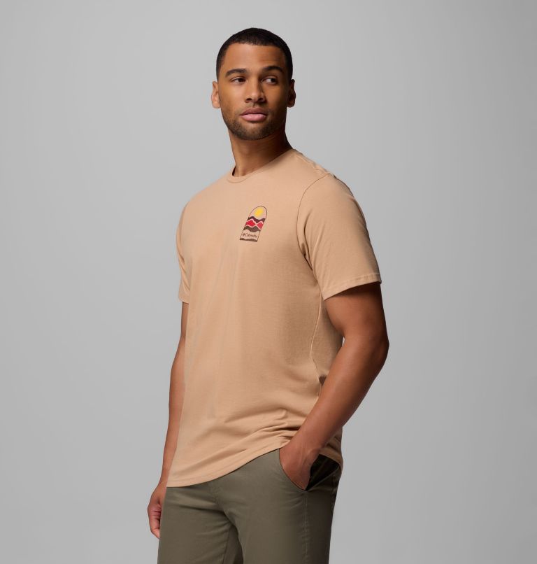 Explorers Canyon Back SS Tee, Color: Canoe, Get Hiked, image 4
