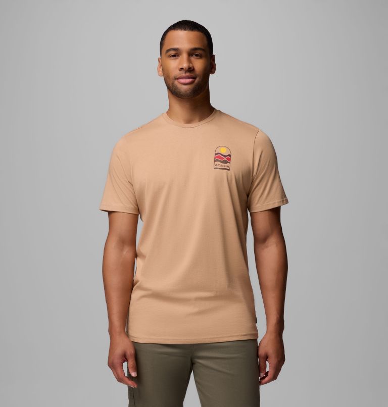 Explorers Canyon Back SS Tee, Color: Canoe, Get Hiked, image 3