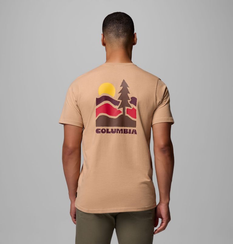 Explorers Canyon Back SS Tee, Color: Canoe, Get Hiked, image 1