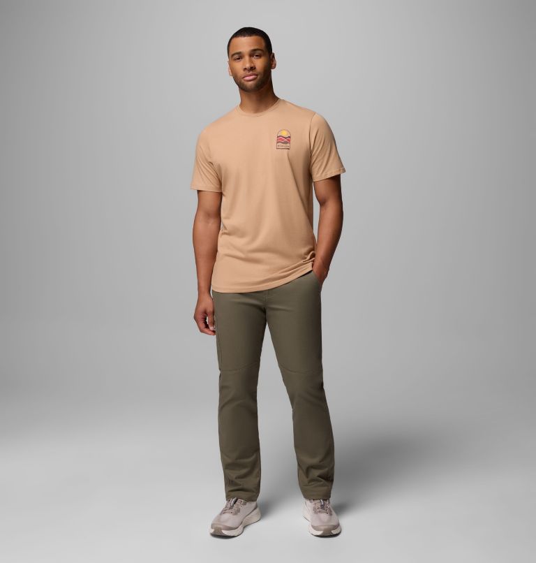 Explorers Canyon Back SS Tee, Color: Canoe, Get Hiked, image 2