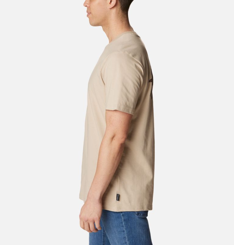 Men's Explorers Canyon Back Graphic T-Shirt, Color: Ancient Fossil, Rhodies PDX Graphic, image 3