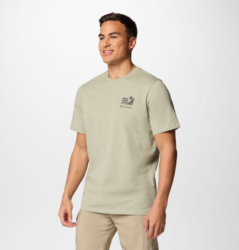 Men's Explorers Canyon Back Graphic T-Shirt, Color: Safari, Explore Outdoors, image 3